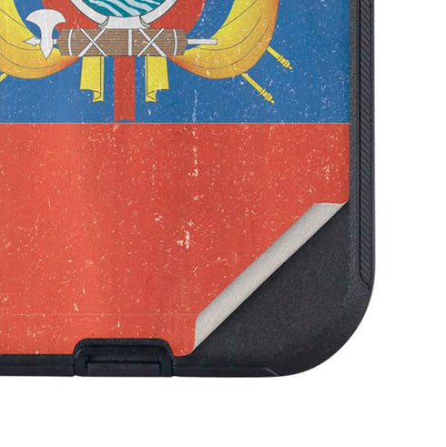 Ecuador Flag Distressed Otterbox Defender iPhone Skin